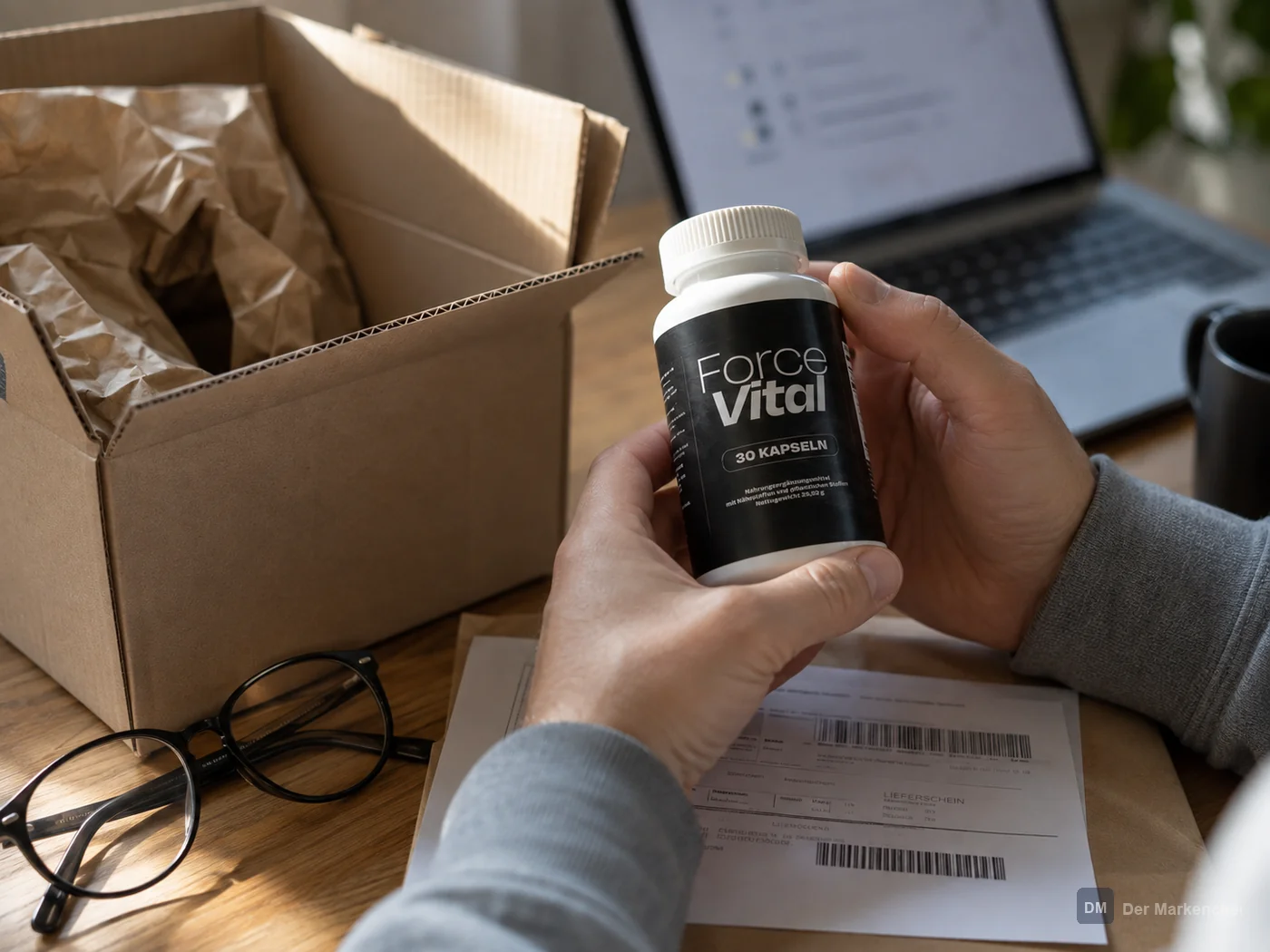 ForceVital Originalprodukt prüfen – Flasche, Etikett und Kennzeichnung